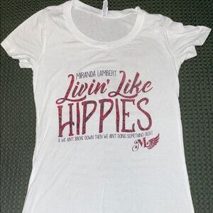 Miranda Lambert White Short Sleeve Tee
